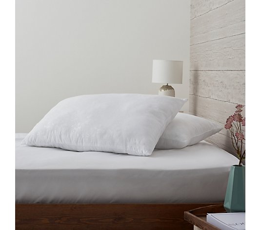 Supersoft By Cozee Home Set Of 2 Embossed Micro-Fresh Pillows