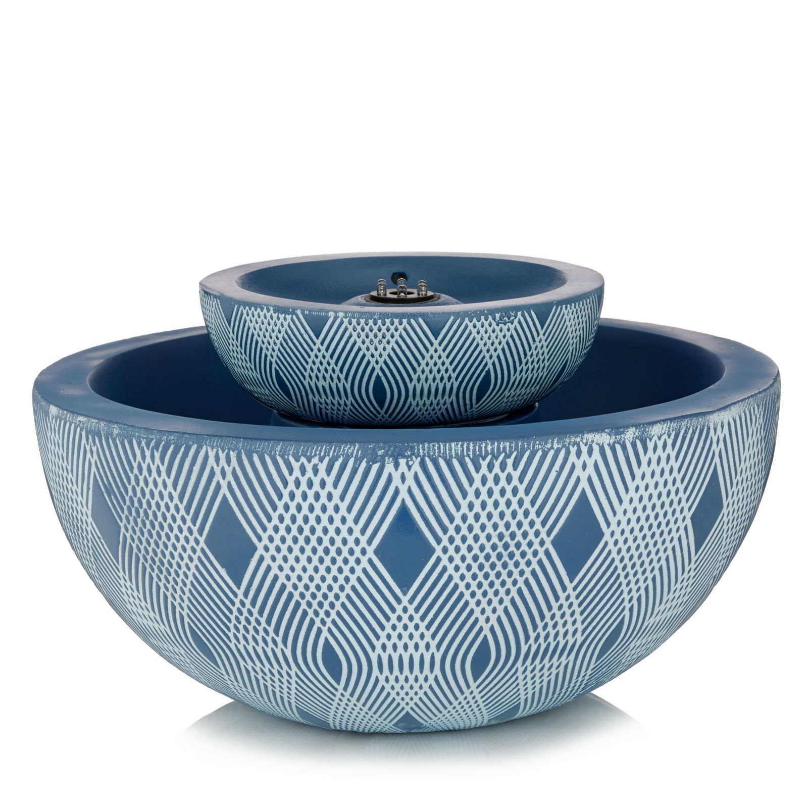 Sara By Sara Davies Water Feature & Planter w/ Geometric Pattern