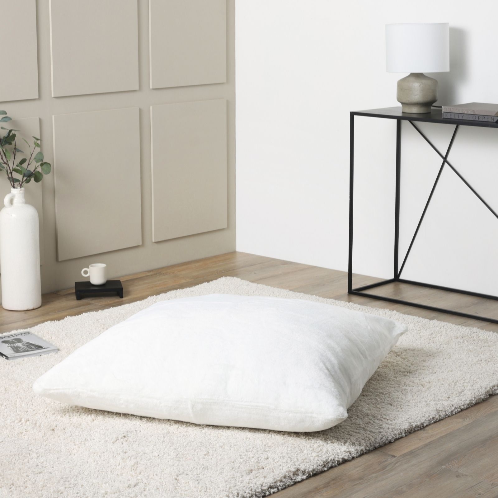 Outlet K by Kelly Hoppen Luxury Faux Fur Floor Cushion