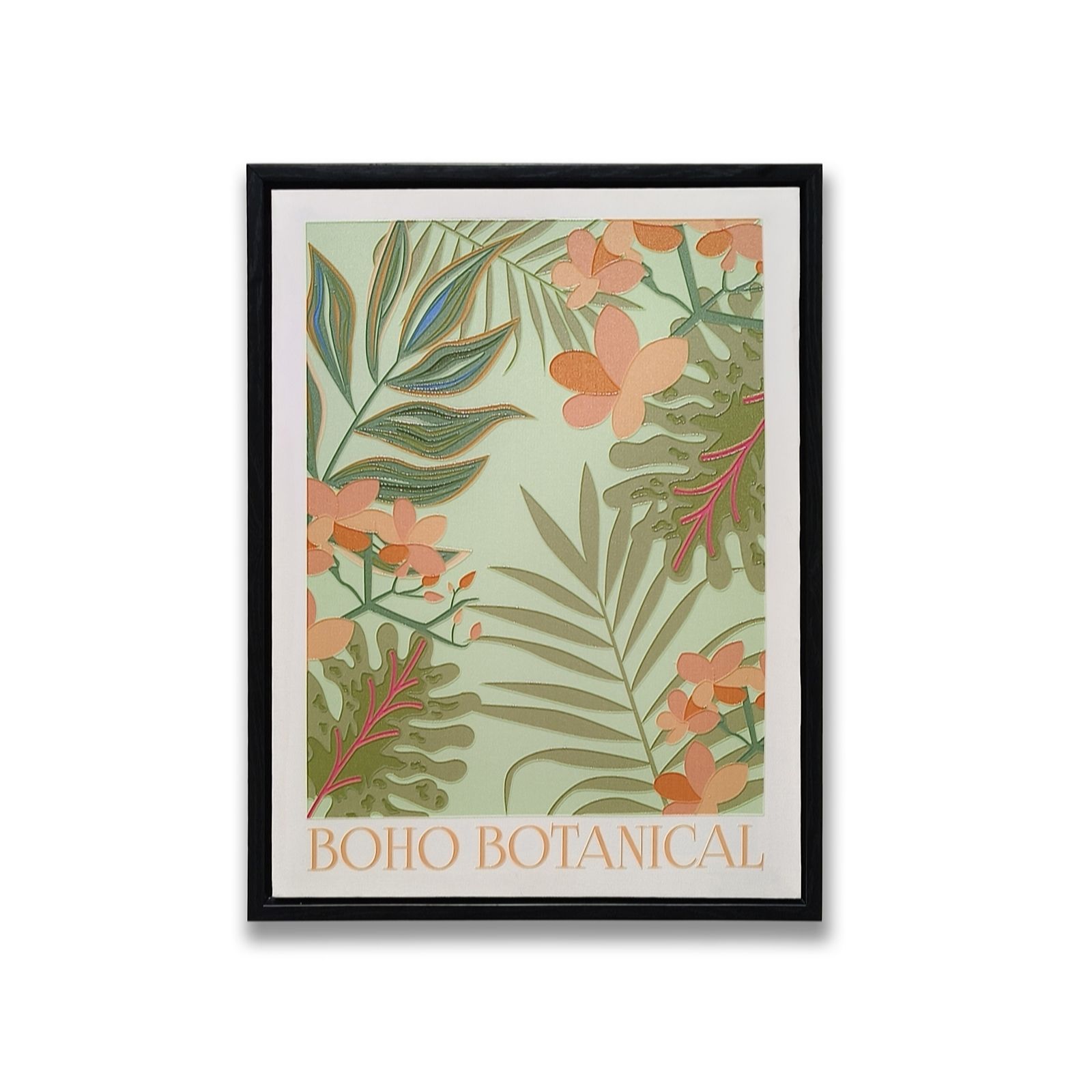 Outlet My Home Stories Embossed Artwork With Frame
