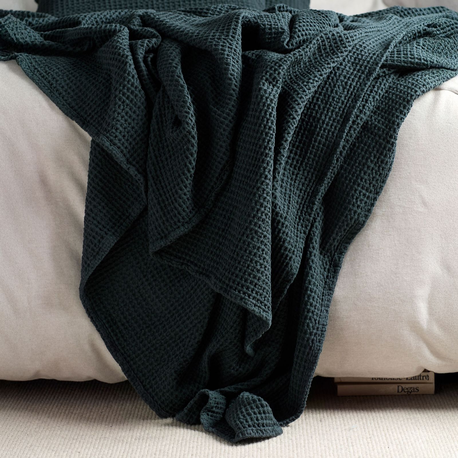 Secret Linen Store Waffle Throw