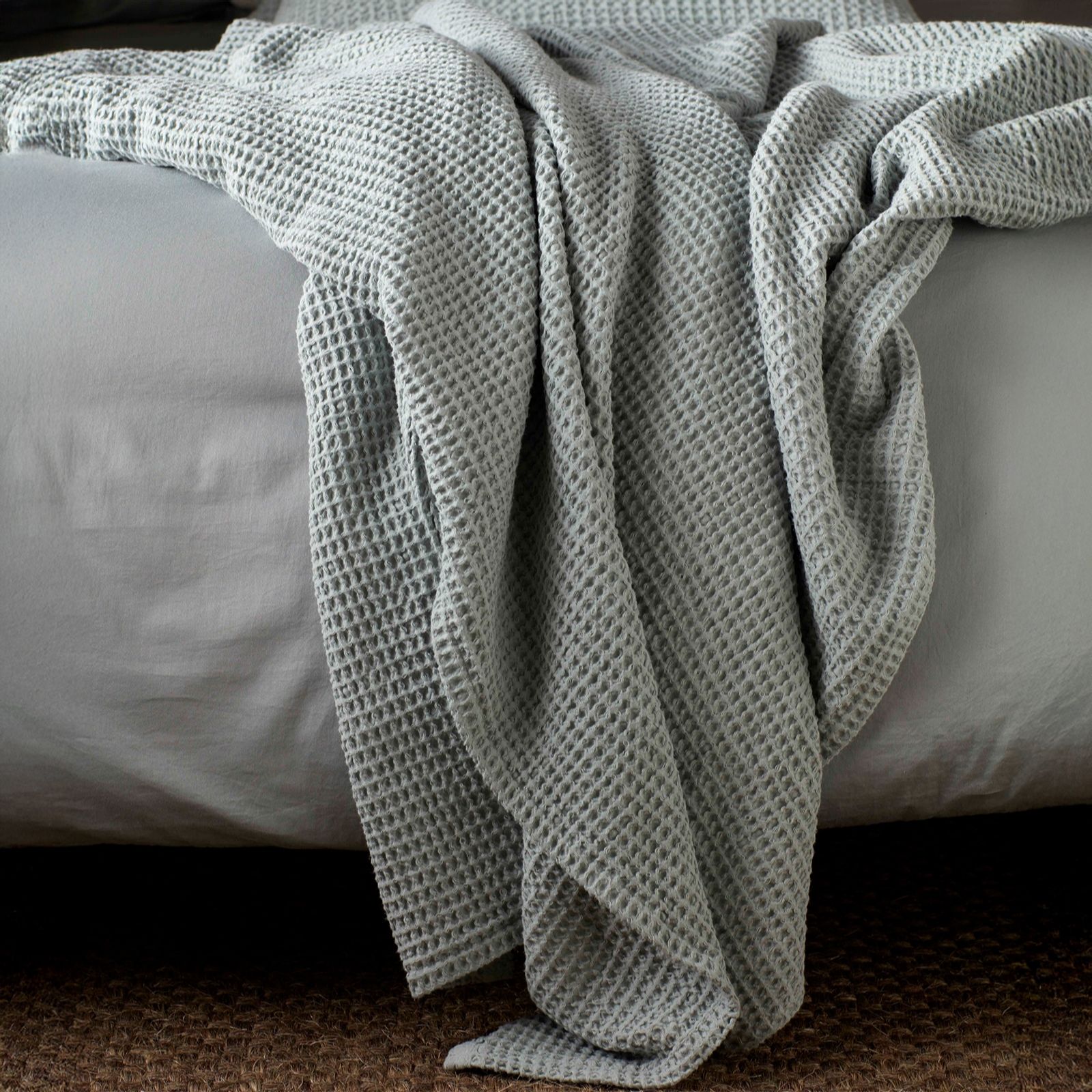 Secret Linen Store Waffle Throw