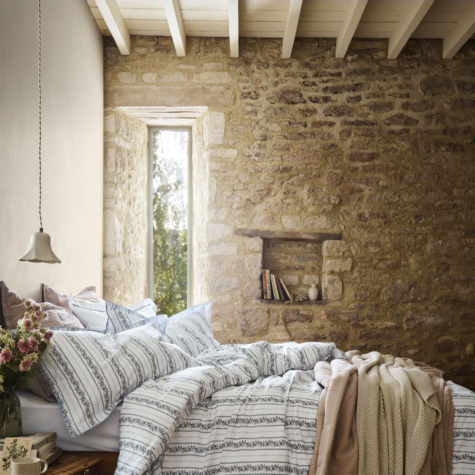  Christy Clara Cotton Percale 3 Piece Duvet Set