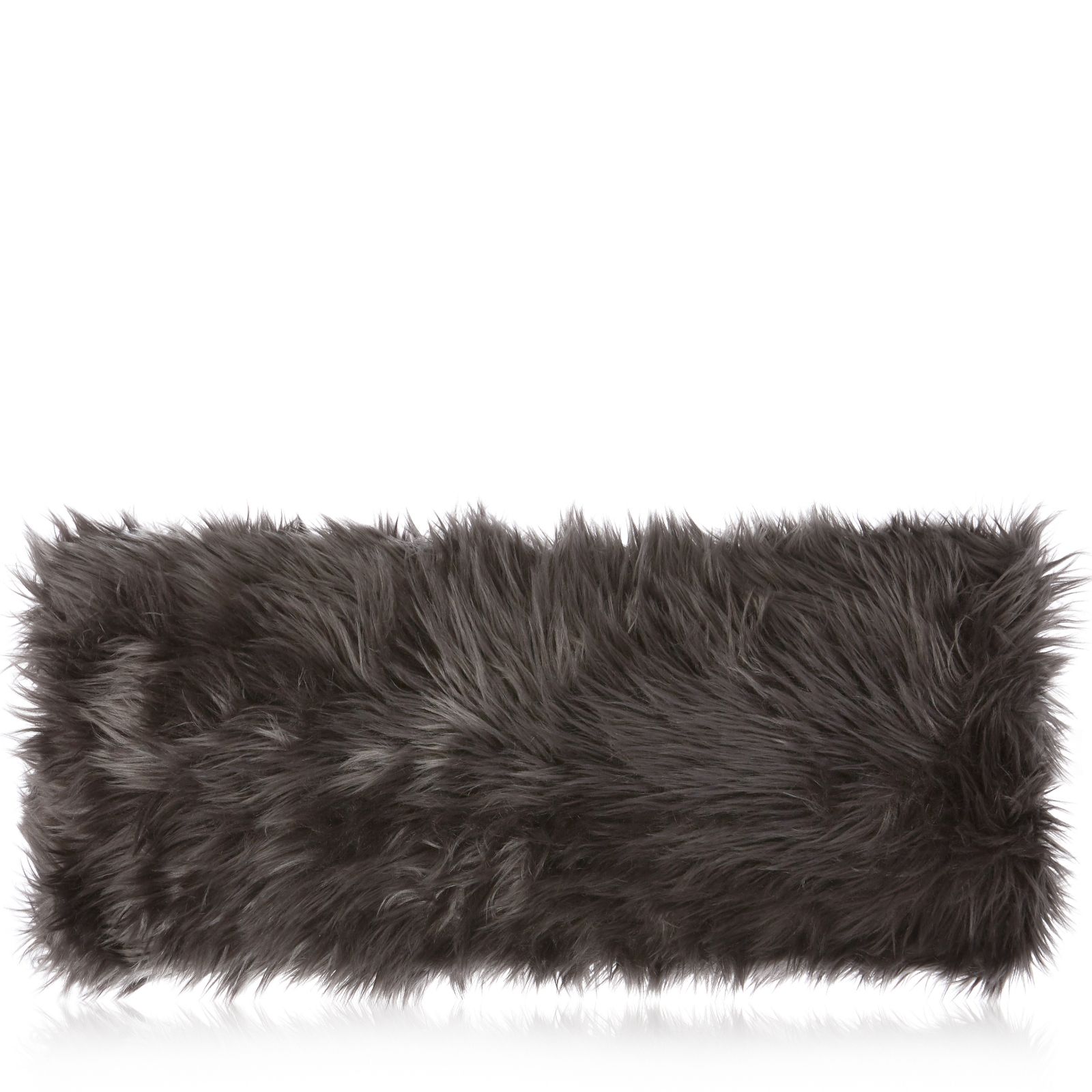 Cozee Home Faux Fur Bolster Cushion