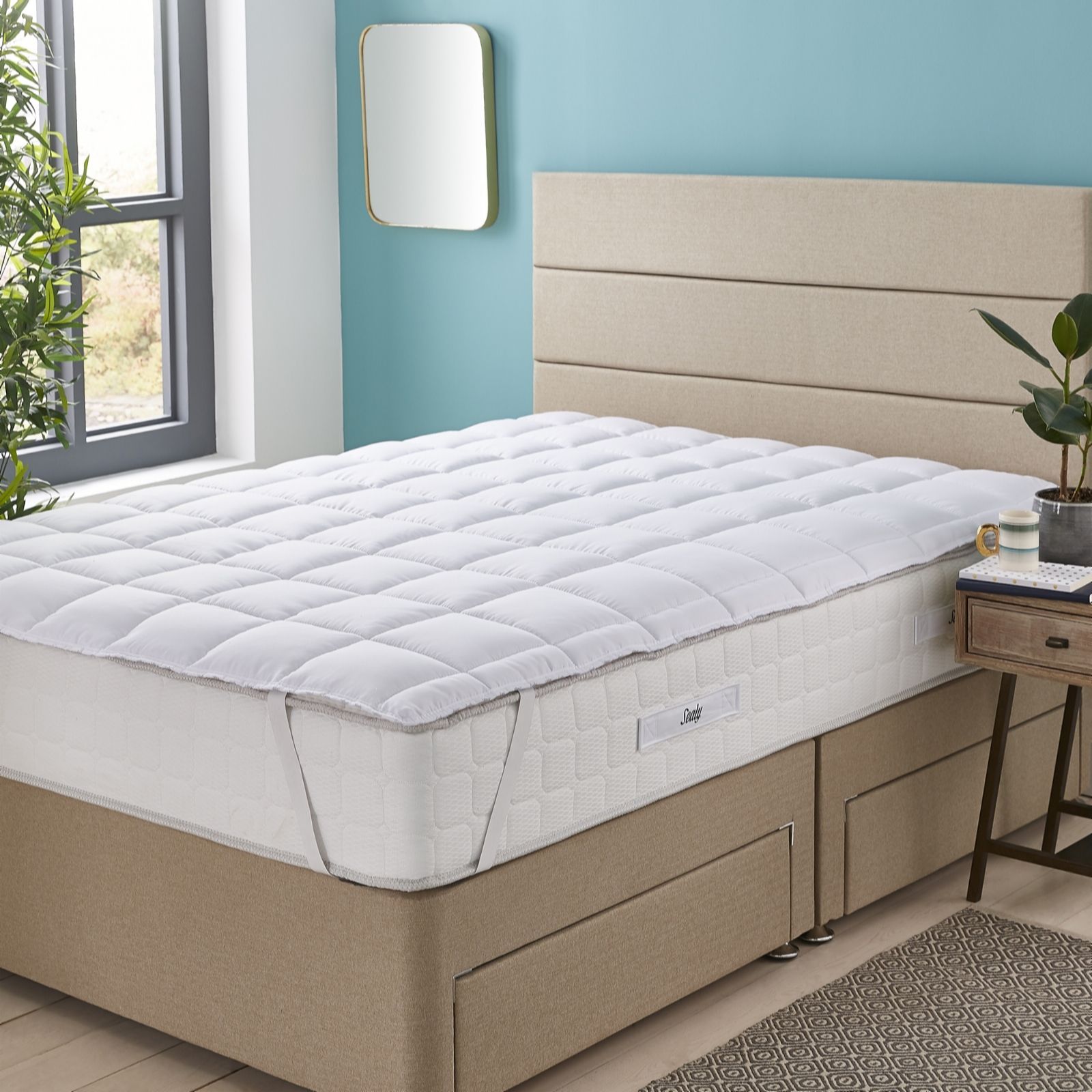 Sealy Response Mattress Topper with DuPont Serica & Anti Allergy - QVC UK
