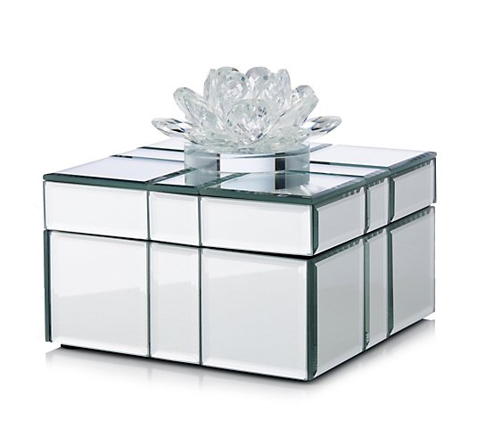 JM by Julien Macdonald Lotus Flower Present Trinket Box in Gift Box