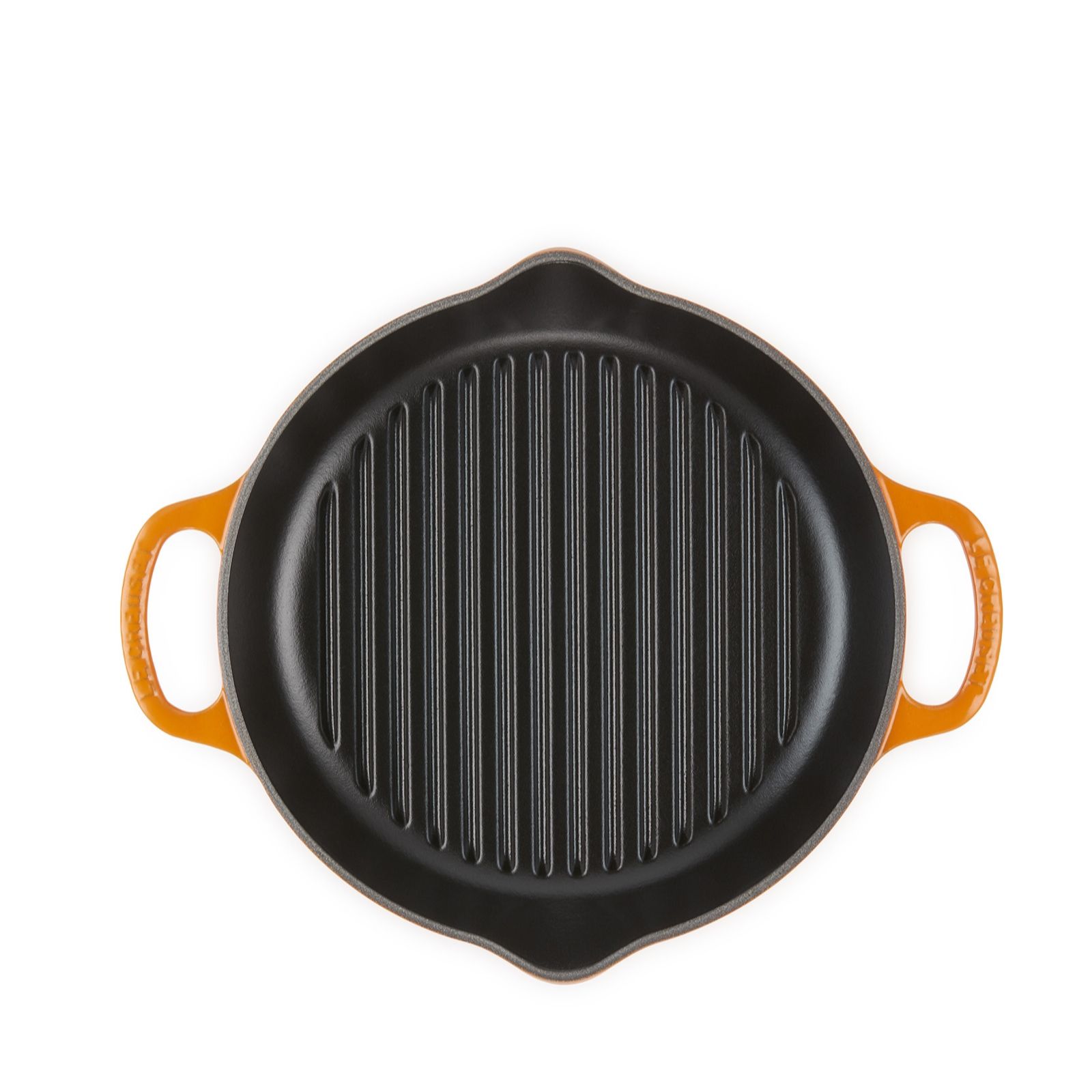 Le Creuset Cast Iron 25cm Round Deep Grill Pan QVC UK