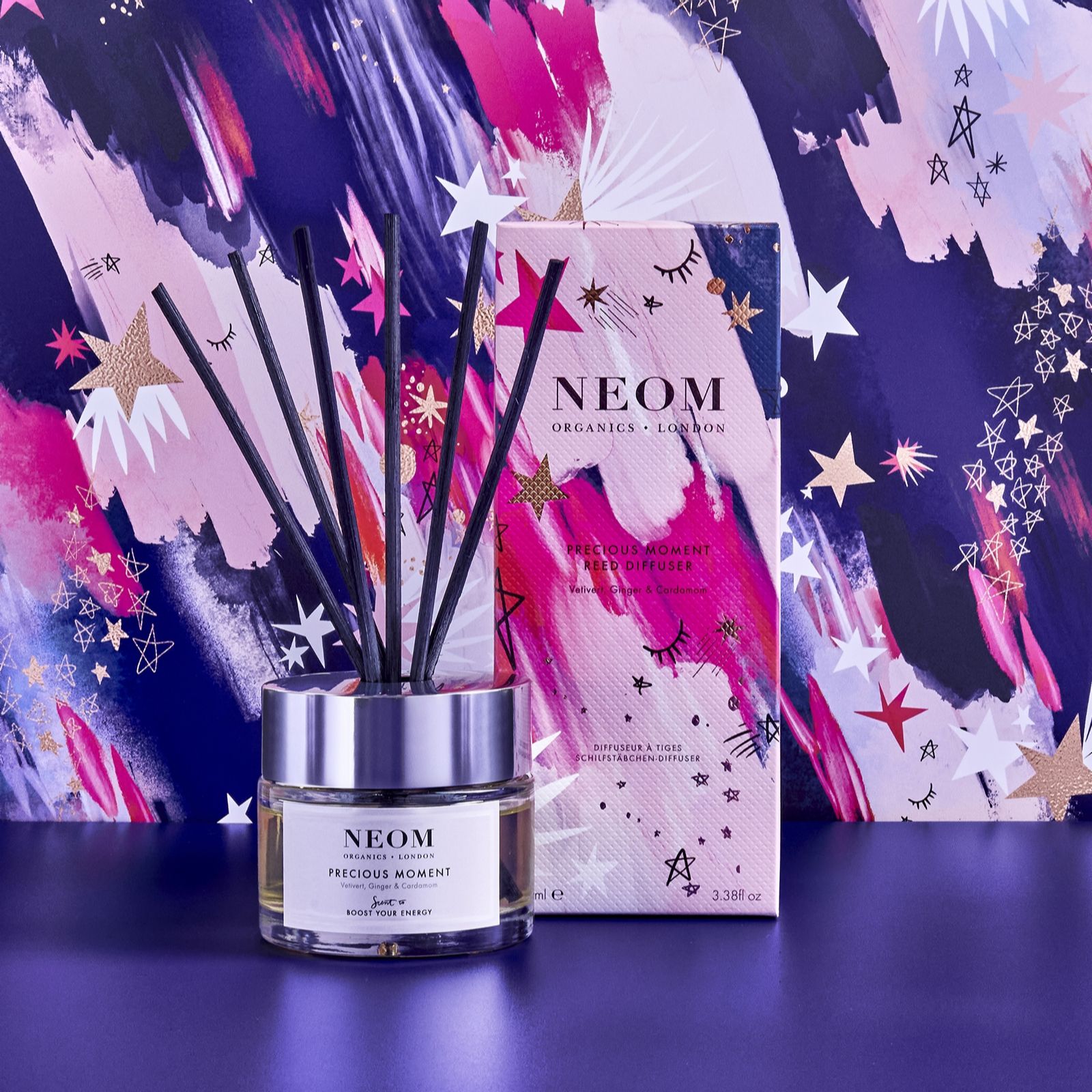 Neom Precious Moment Reed Diffuser 100ml QVC UK