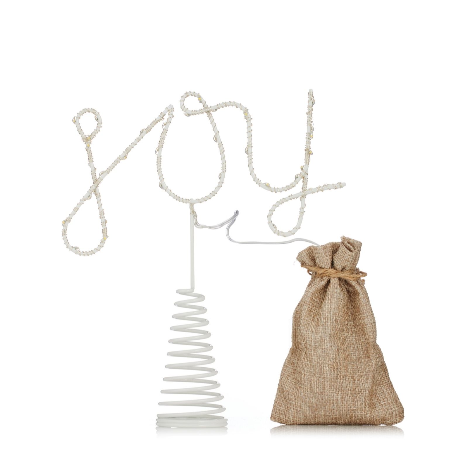 Outlet K by Kelly Hoppen Prelit Tree Topper QVC UK