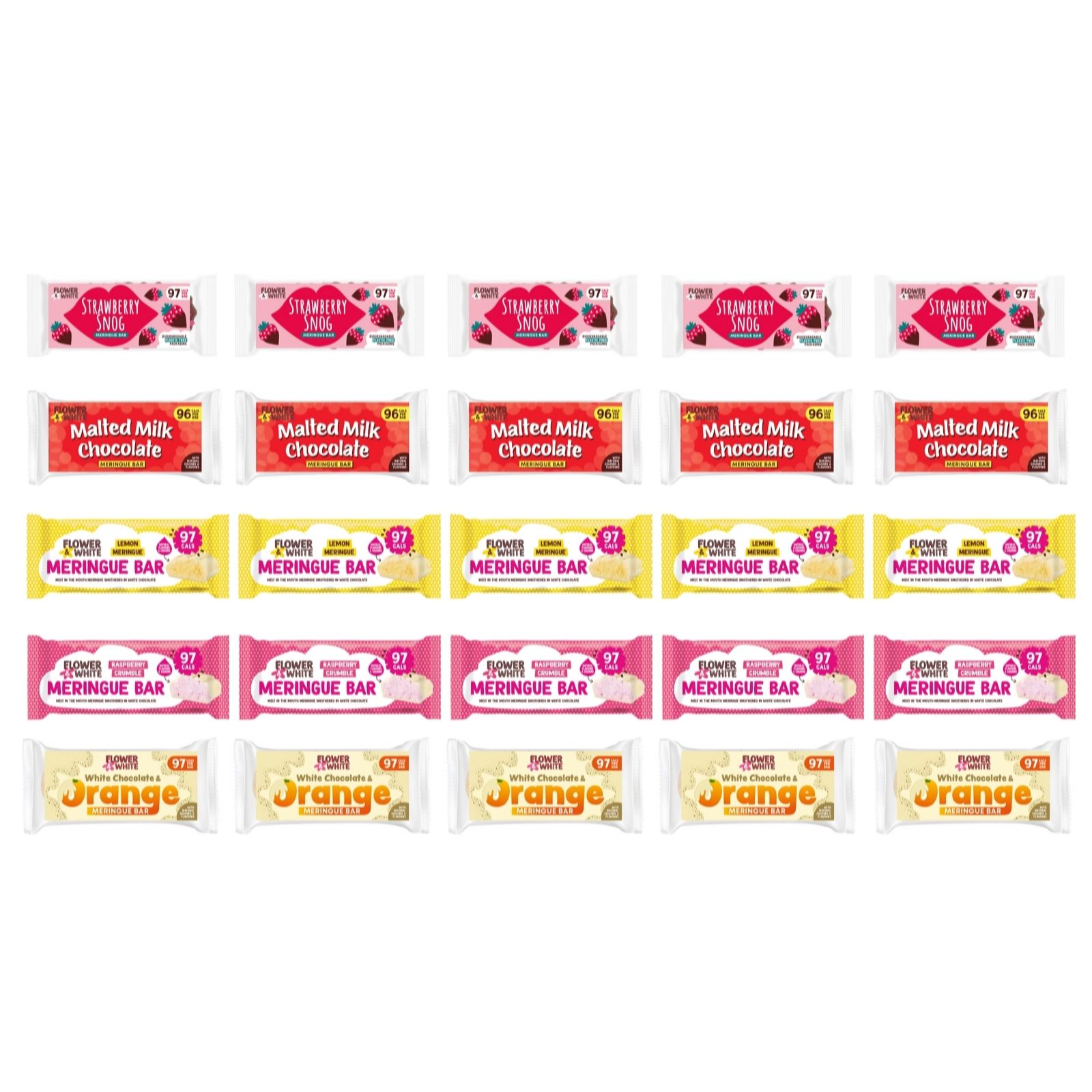 Flower & White 25 Piece Limited Edition Easter Flavour Bundle QVC UK