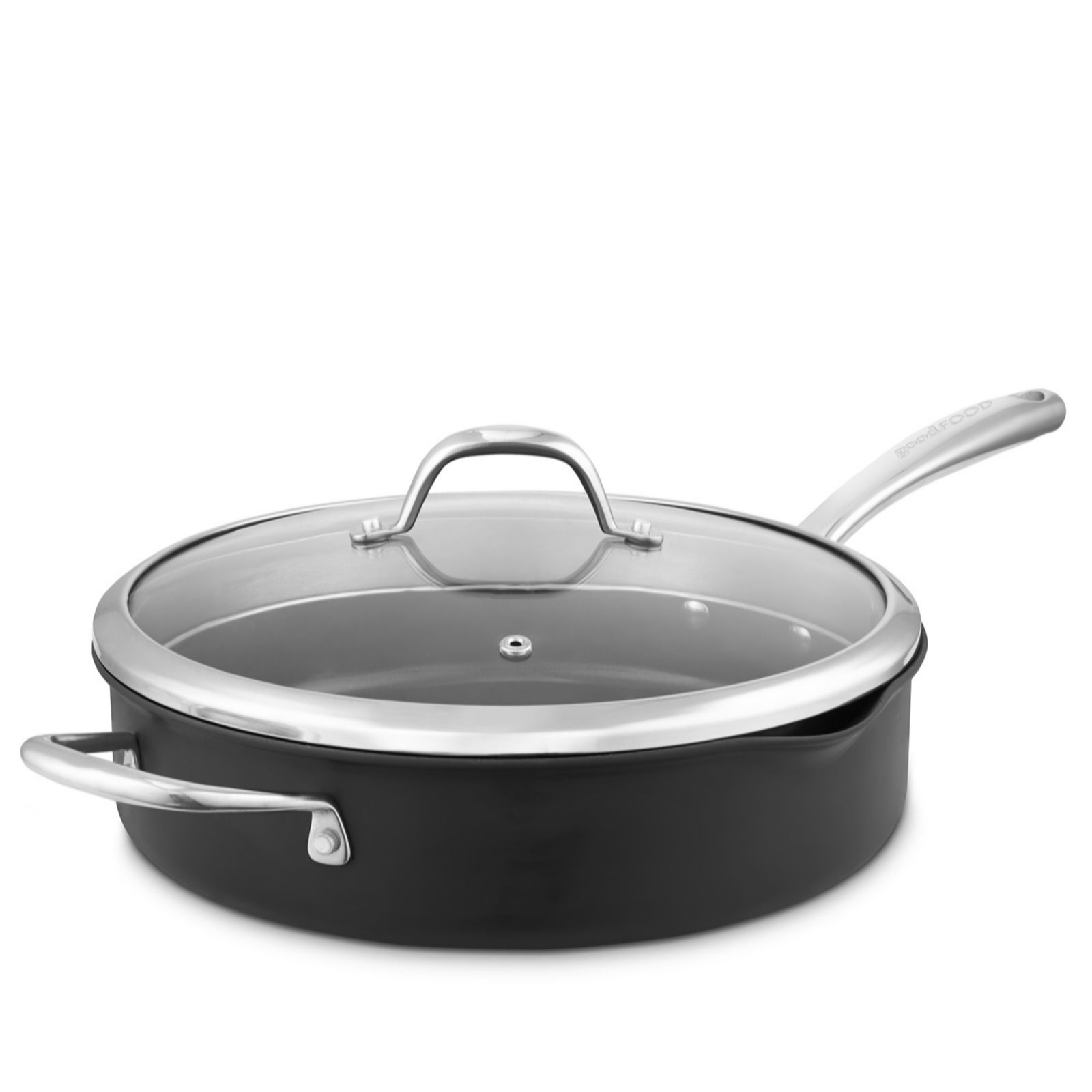 Good Food in Partnership with Tower 28cm Hard Anodised Multi-Pan with Lid