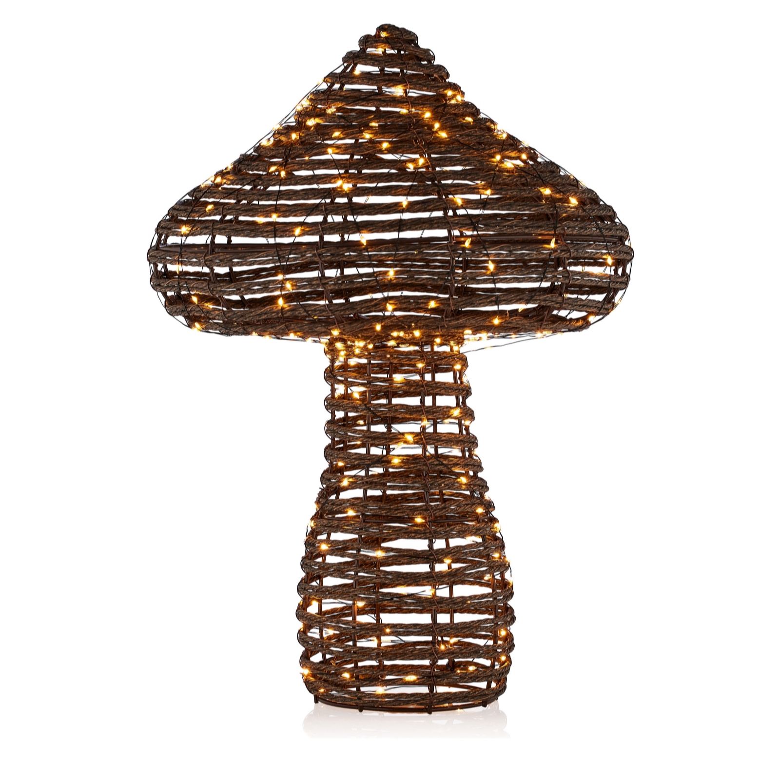 Sara By Sara Davies Rattan Prelit Mushroom
