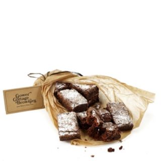 Gower Cottage Set of 12 Handmade Belgian Chocolate Brownies