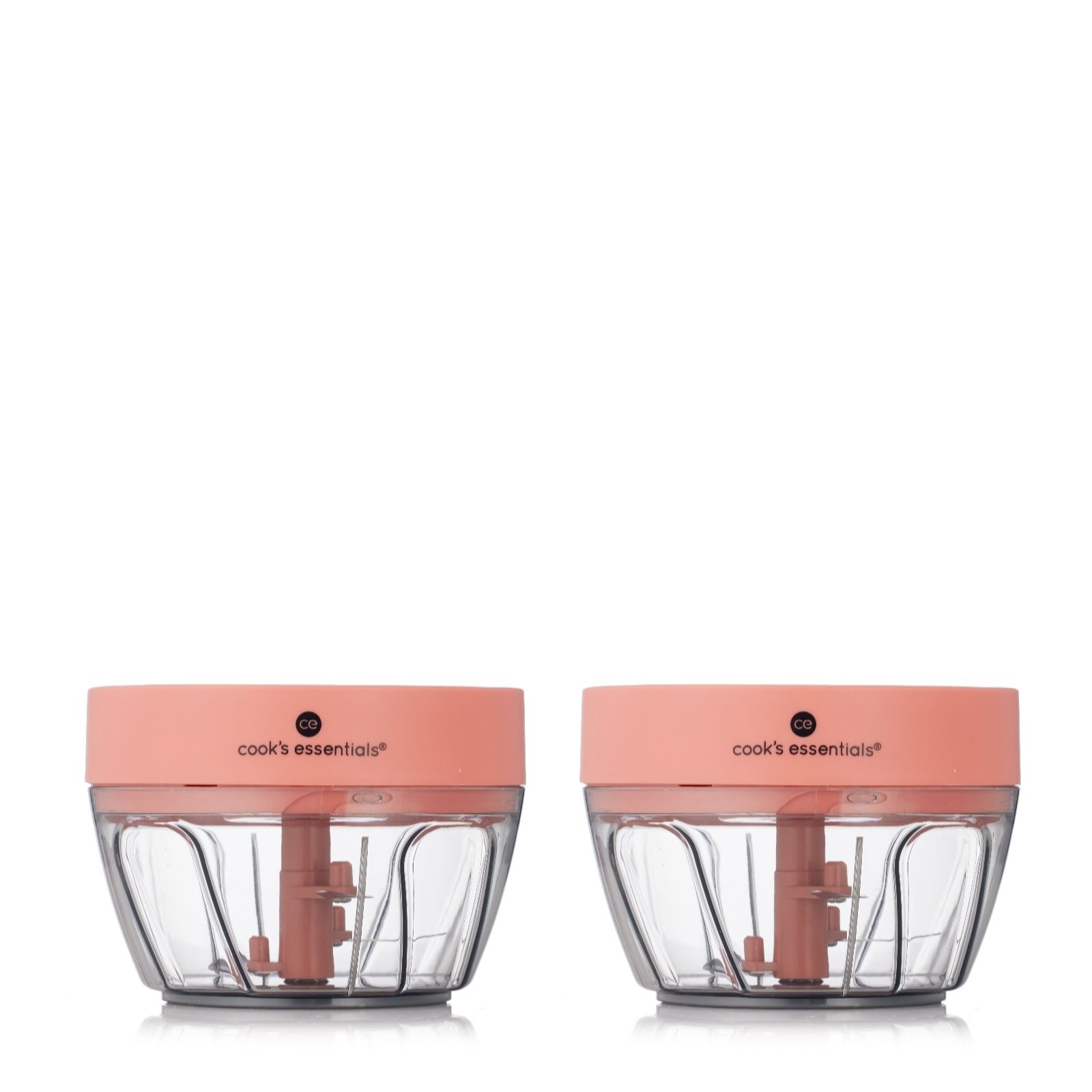 Outlet Cook's Essentials Set of 2 400ml Pull Choppers