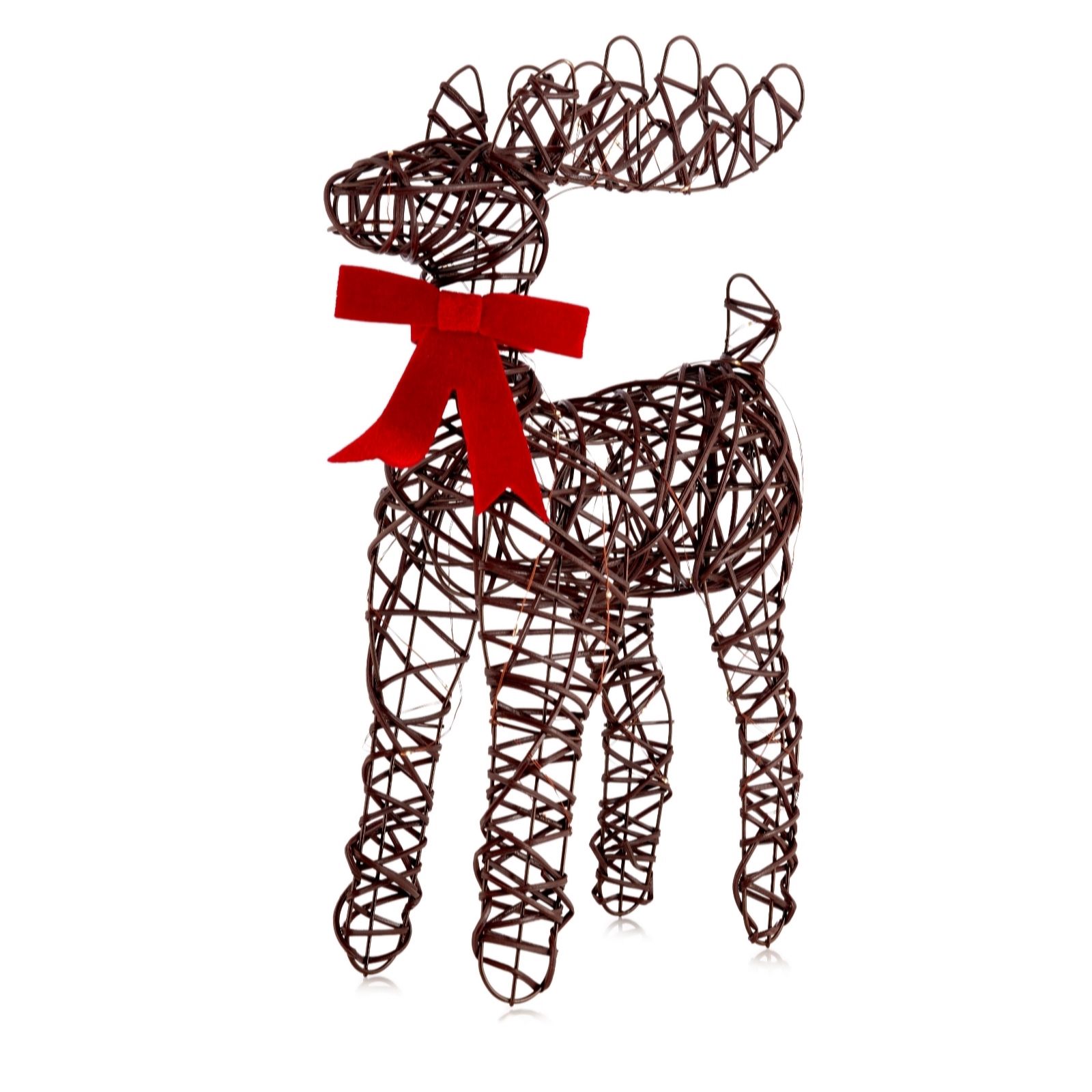 Outlet Sara By Sara Davies Pre Lit Bow Reindeer