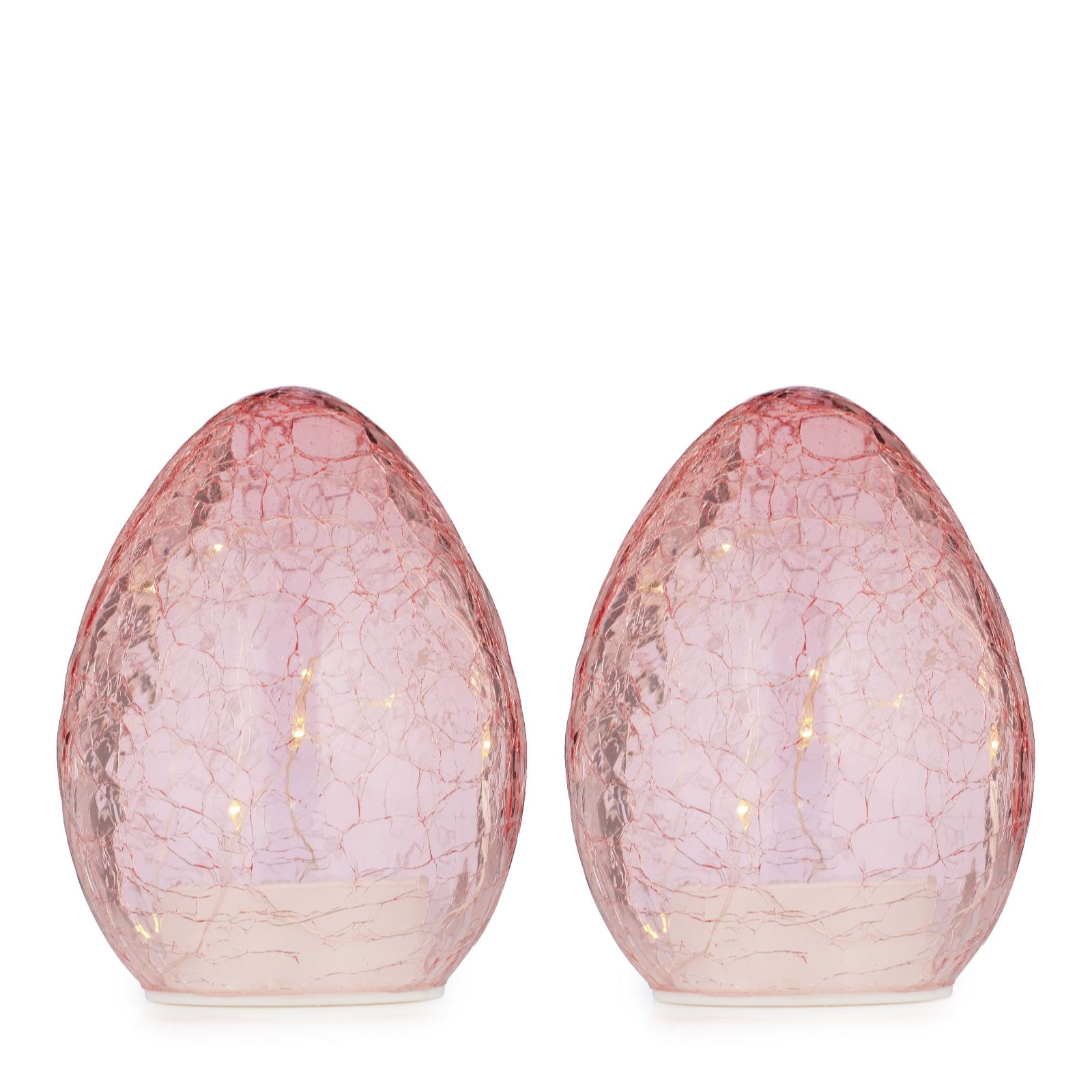 My Home Stories Set of 2 Mercury Glass Eggs