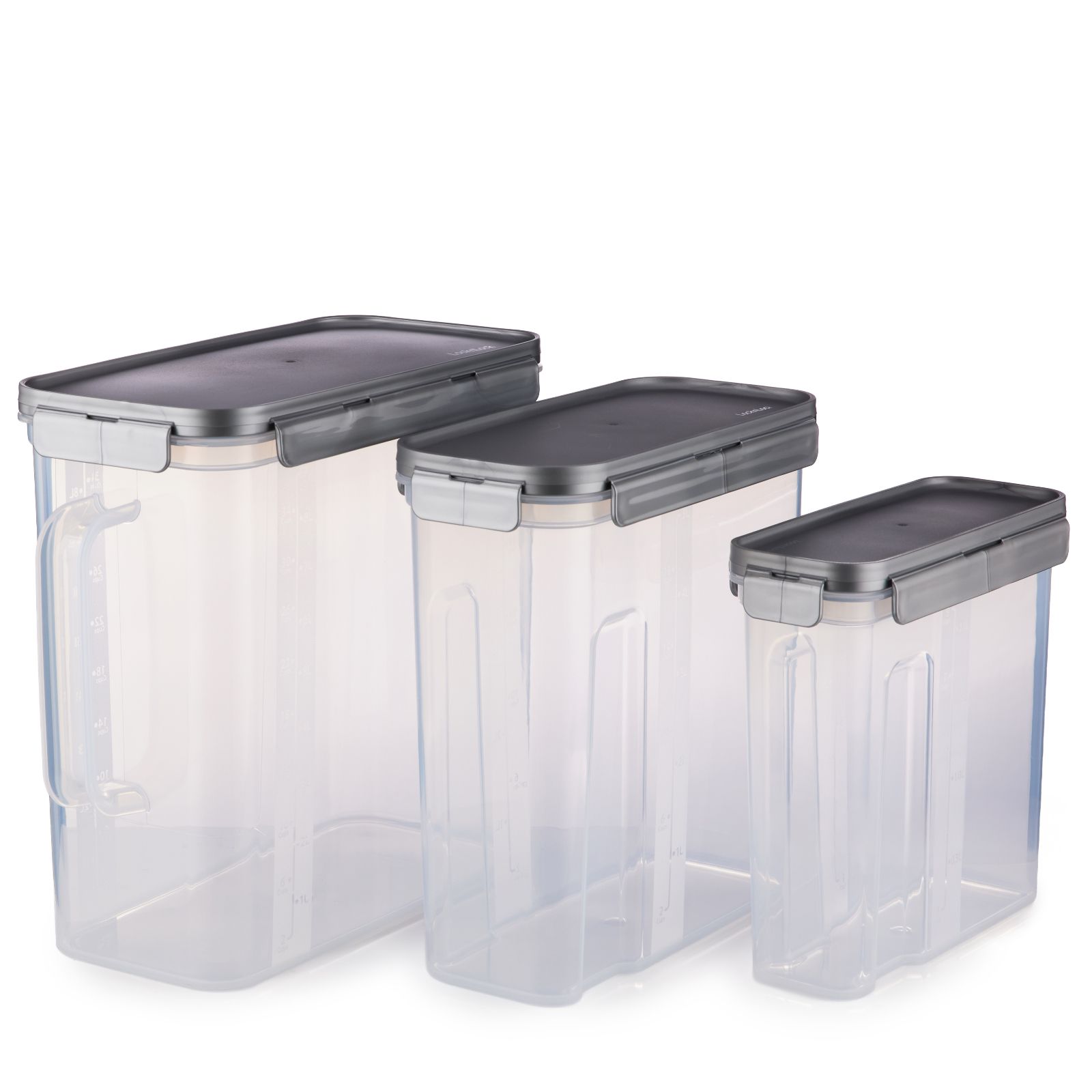 LocknLock 3 Piece Nestable Large Pantry Storage