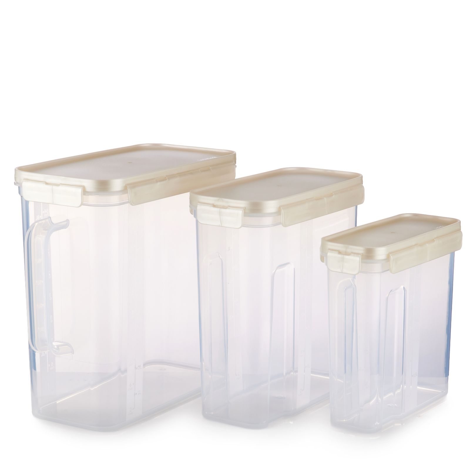 LocknLock 3 Piece Nestable Large Pantry Storage