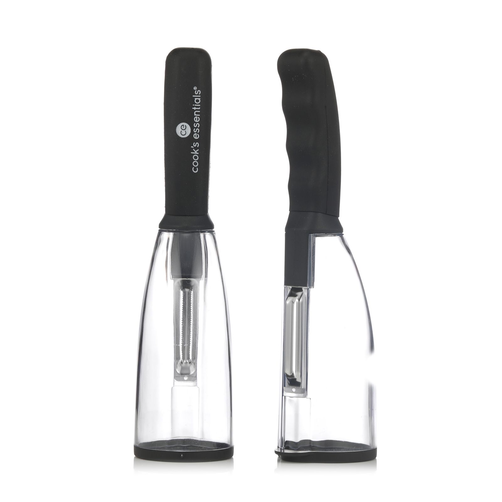 EGGEIL vegetable peeler with container,Set of 2 peelers with