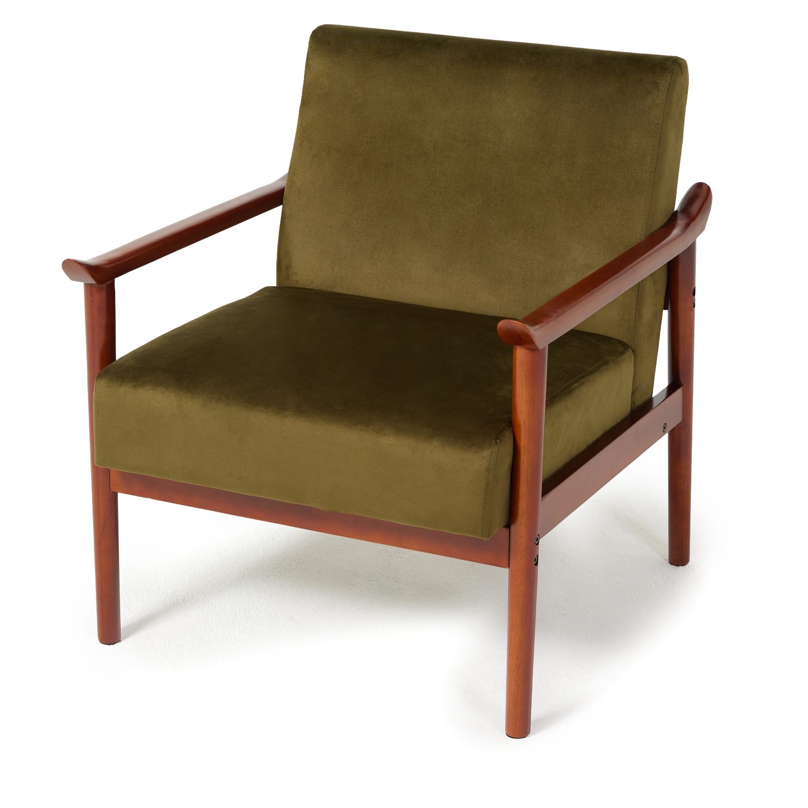 Bundleberry By Amanda Holden Velvet & Wood Chair