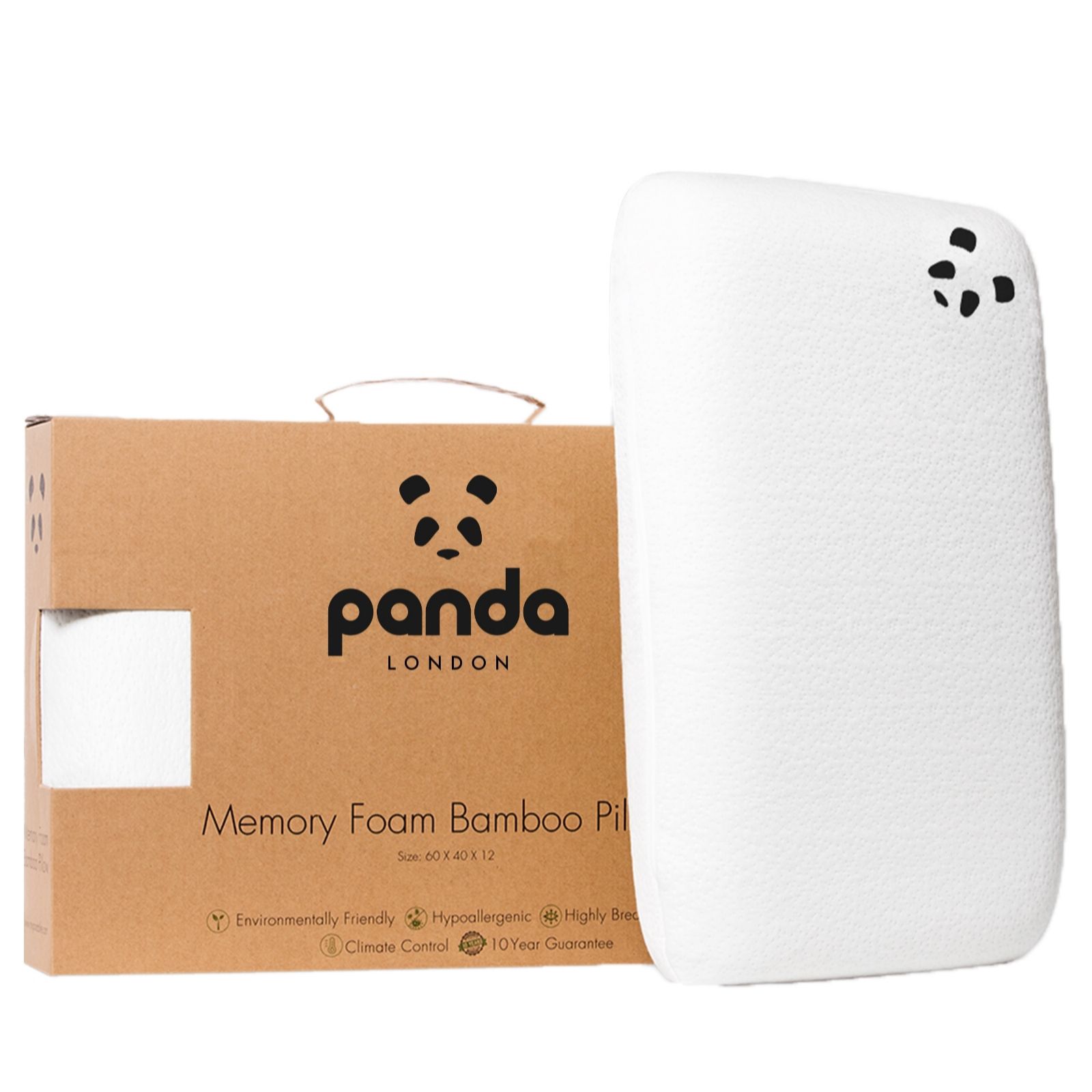 Panda London Memory Foam Bamboo Pillow