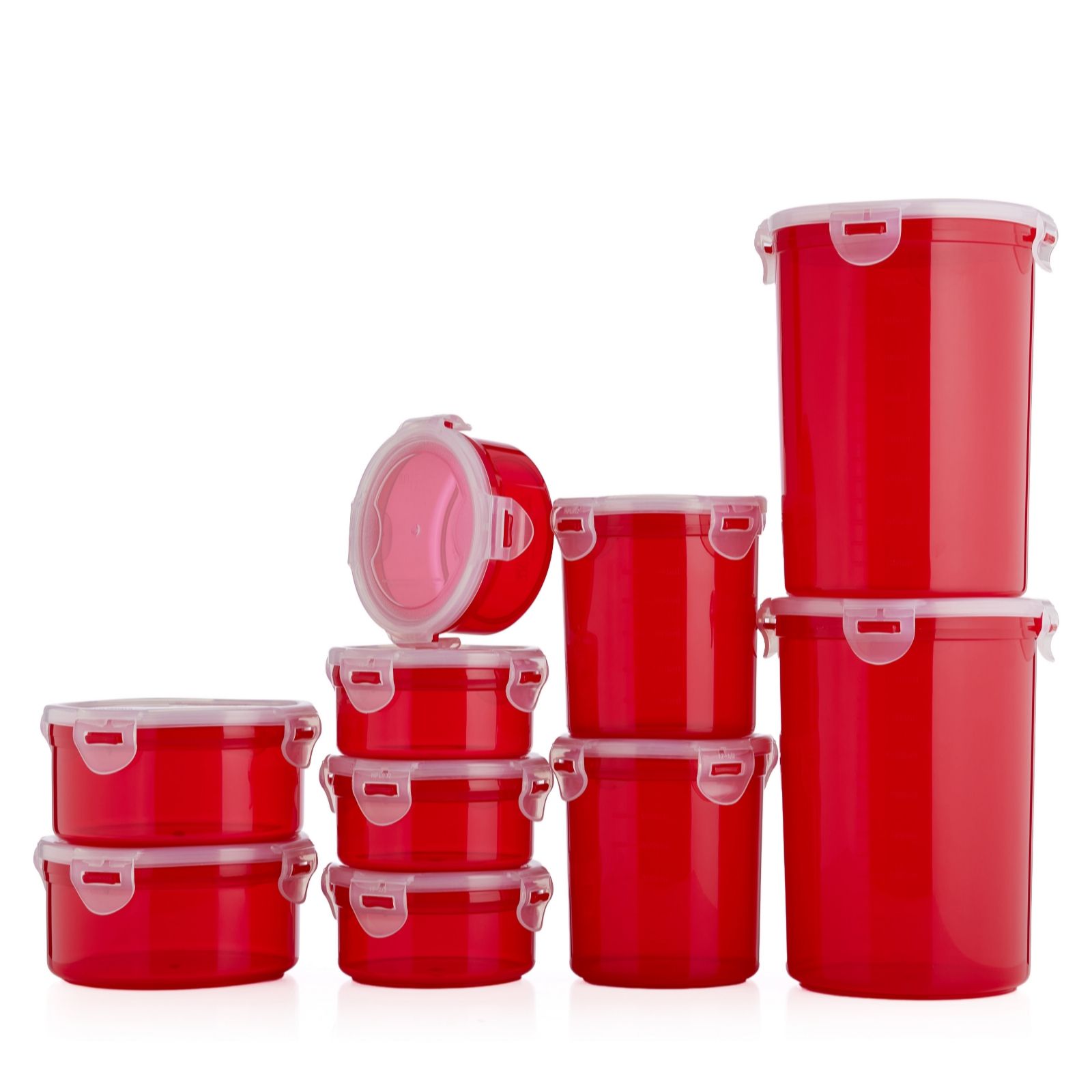 LocknLock 10 Piece Round Canister Storage Set