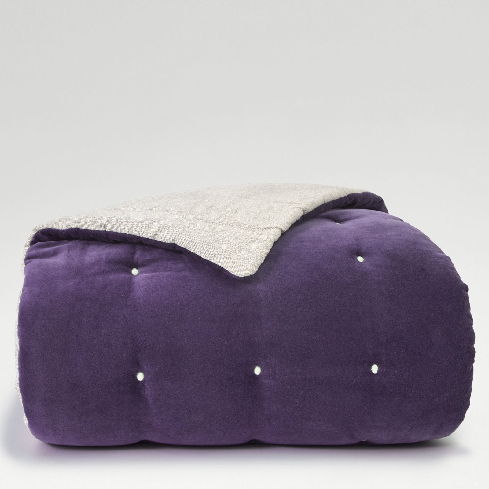 Christy Jaipur Cotton & Velvet Filled Throw