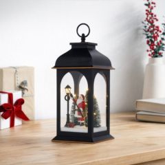 Home Stories 35cm Tall Pre Lit Christmas Scene Lantern