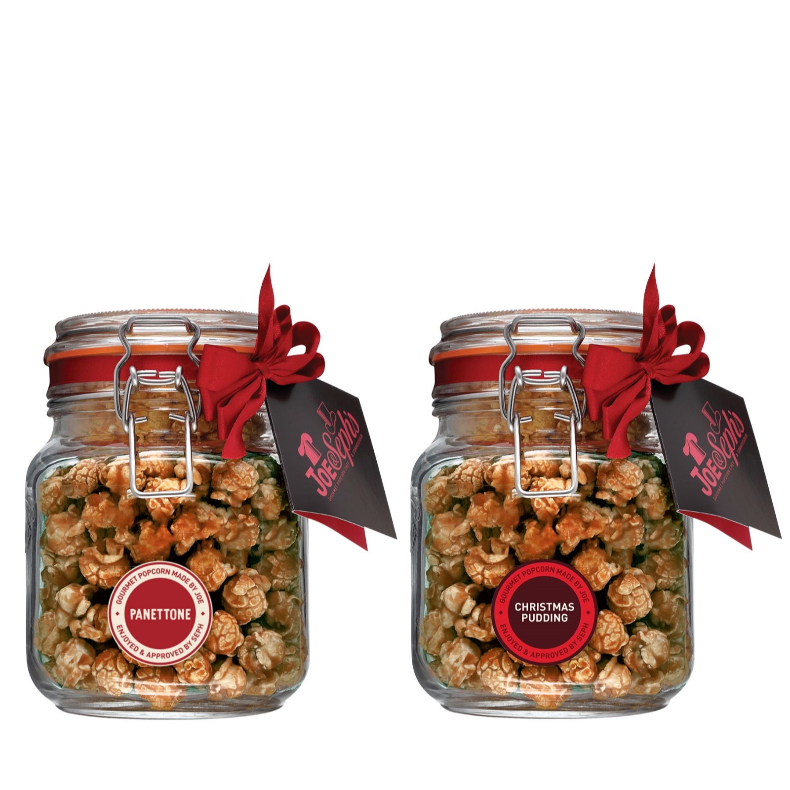 Joe & Seph's Set of 2 Festive Kilner Jars