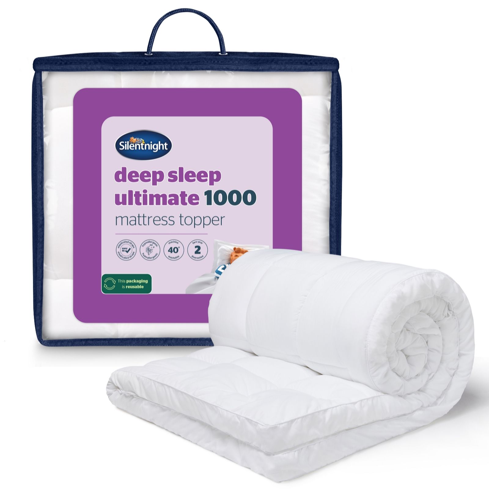 Silentnight Ultimate Deep Sleep 1000 Mattress Topper