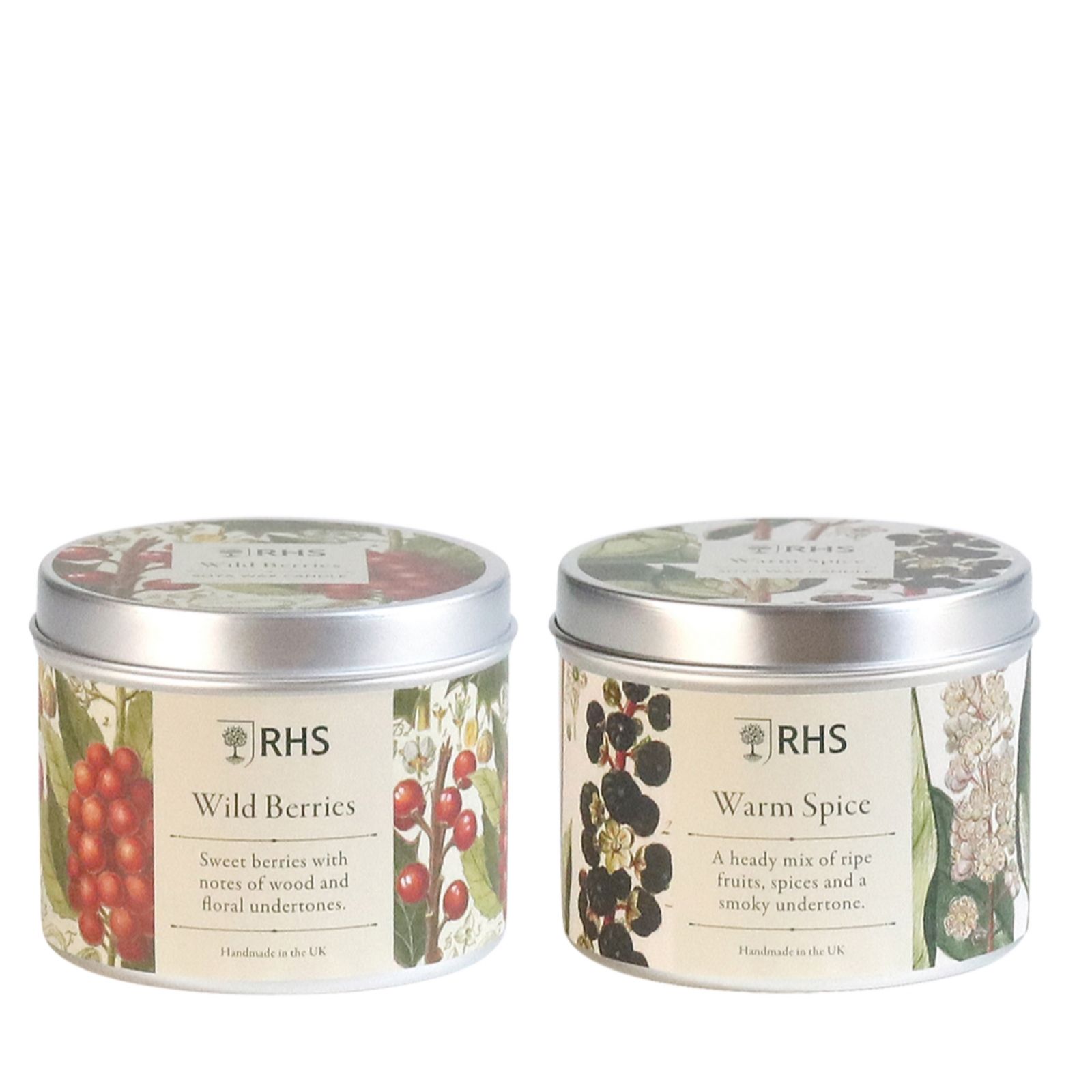 Freckleface x RHS set of 2 Tin Candles