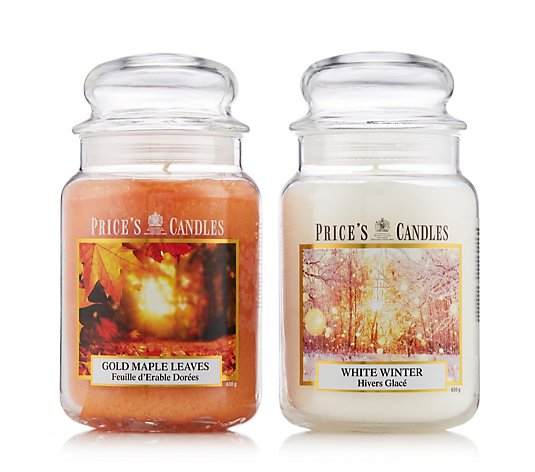Price's Candles Set of 2 Favourite Moments Large Jar Candles