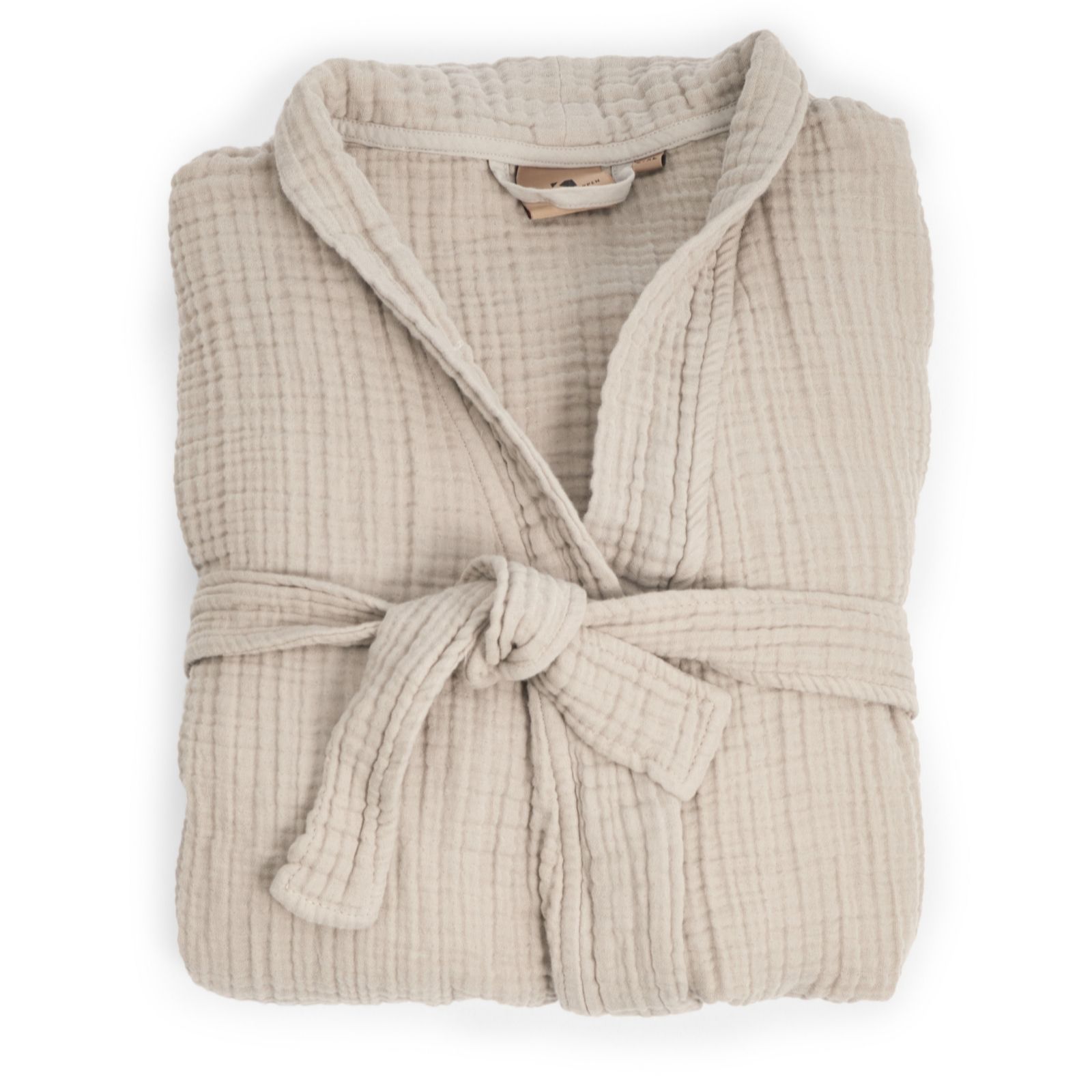K by Kelly Hoppen 100% Cotton Muslin Robe - QVC UK