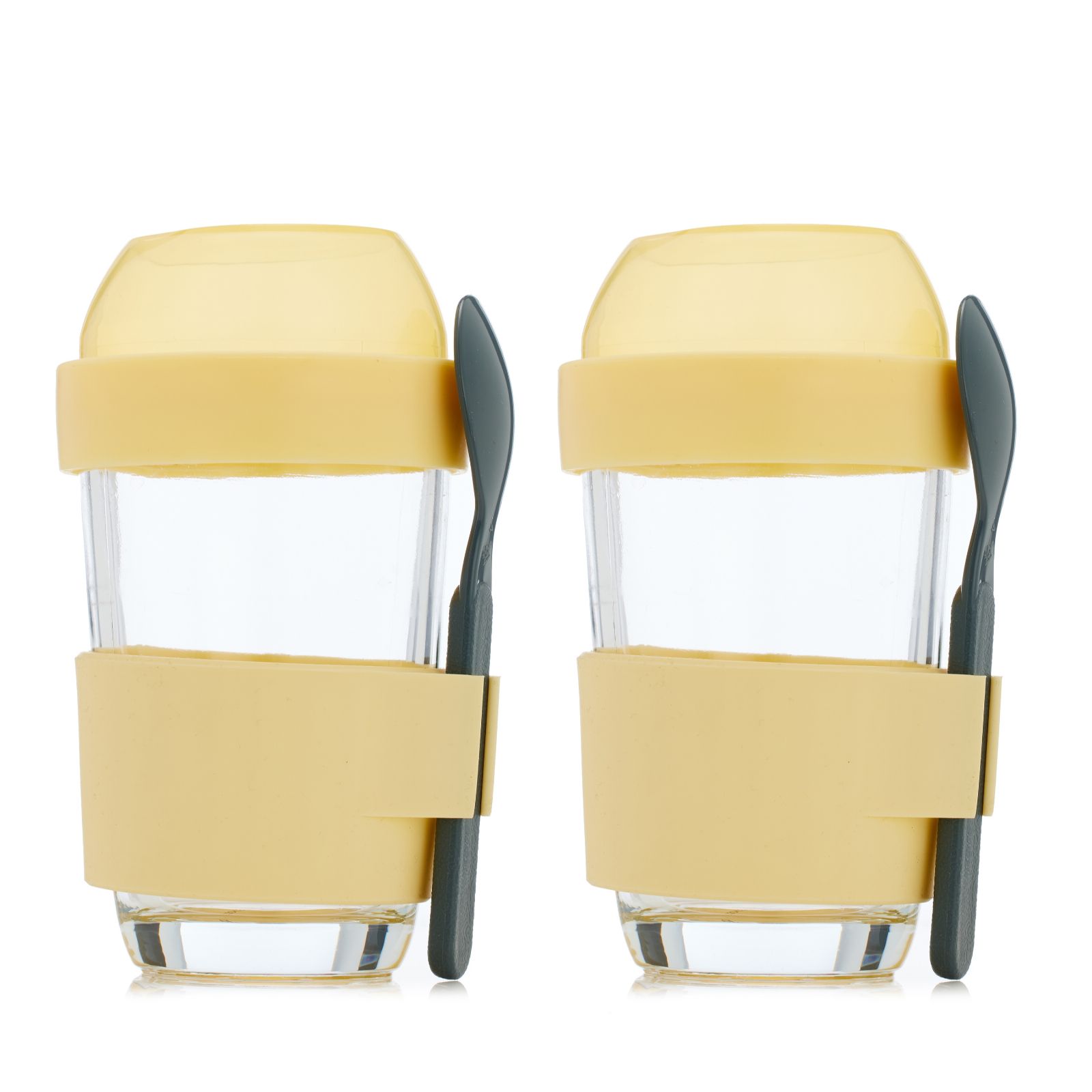 Cook's Essentials 320ml On The Go Breakfast Pots