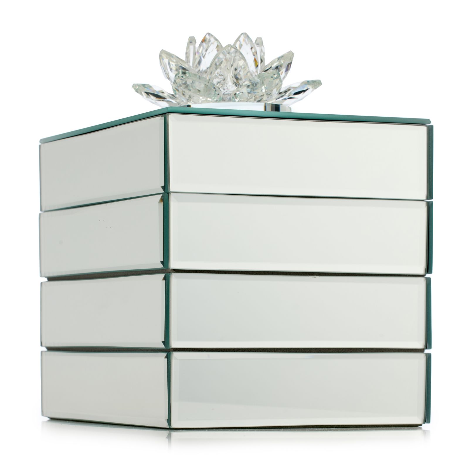 JM by Julien Macdonald Stacked Jewellery Box with Lotus Flower