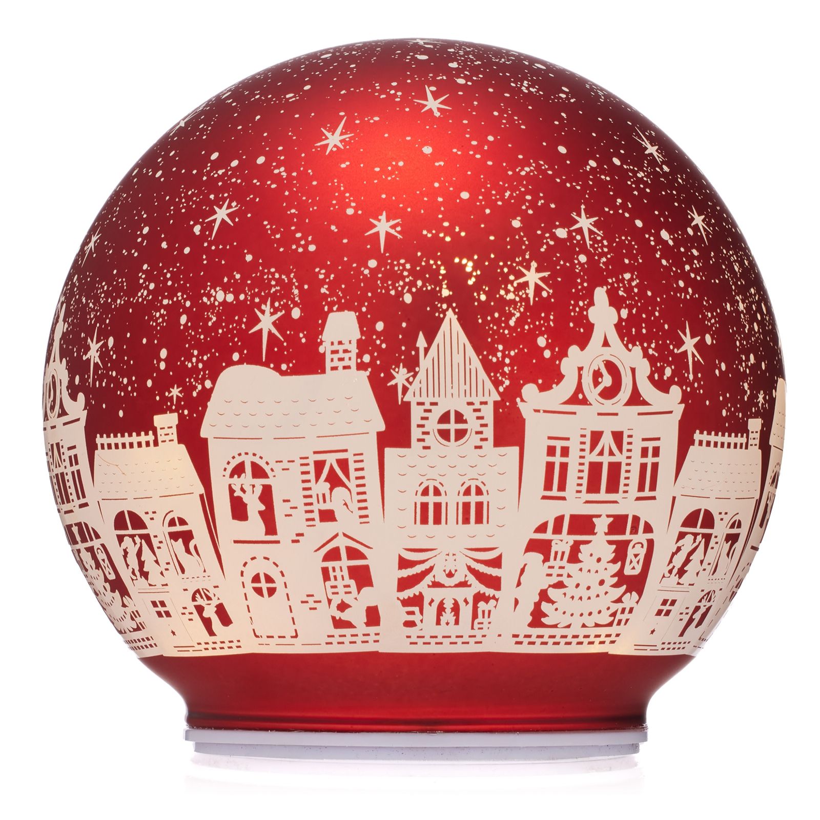 Home Stories 15cm Rotating Christmas Scene Sphere