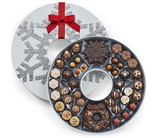 Hotel Chocolat Chocolate Christmas Wreath Box