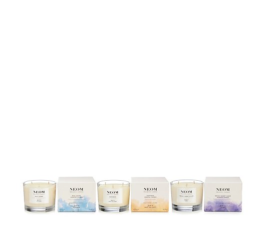 Neom Total Wellbeing Luxury 3 Wick Candle Trio