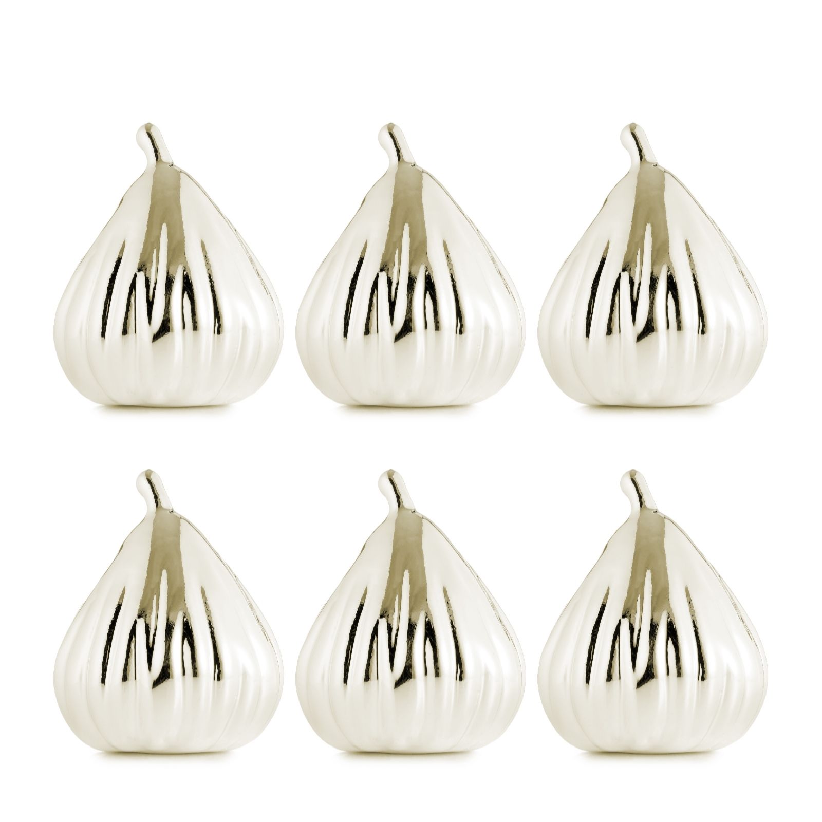Outlet K by Kelly Hoppen Set of 6 Ceramic Mini Figs