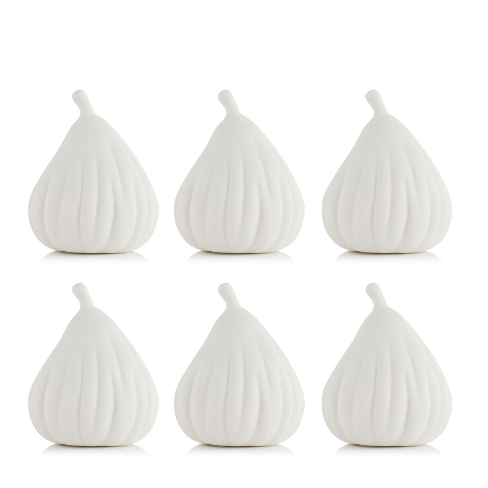 Outlet K by Kelly Hoppen Set of 6 Ceramic Mini Figs