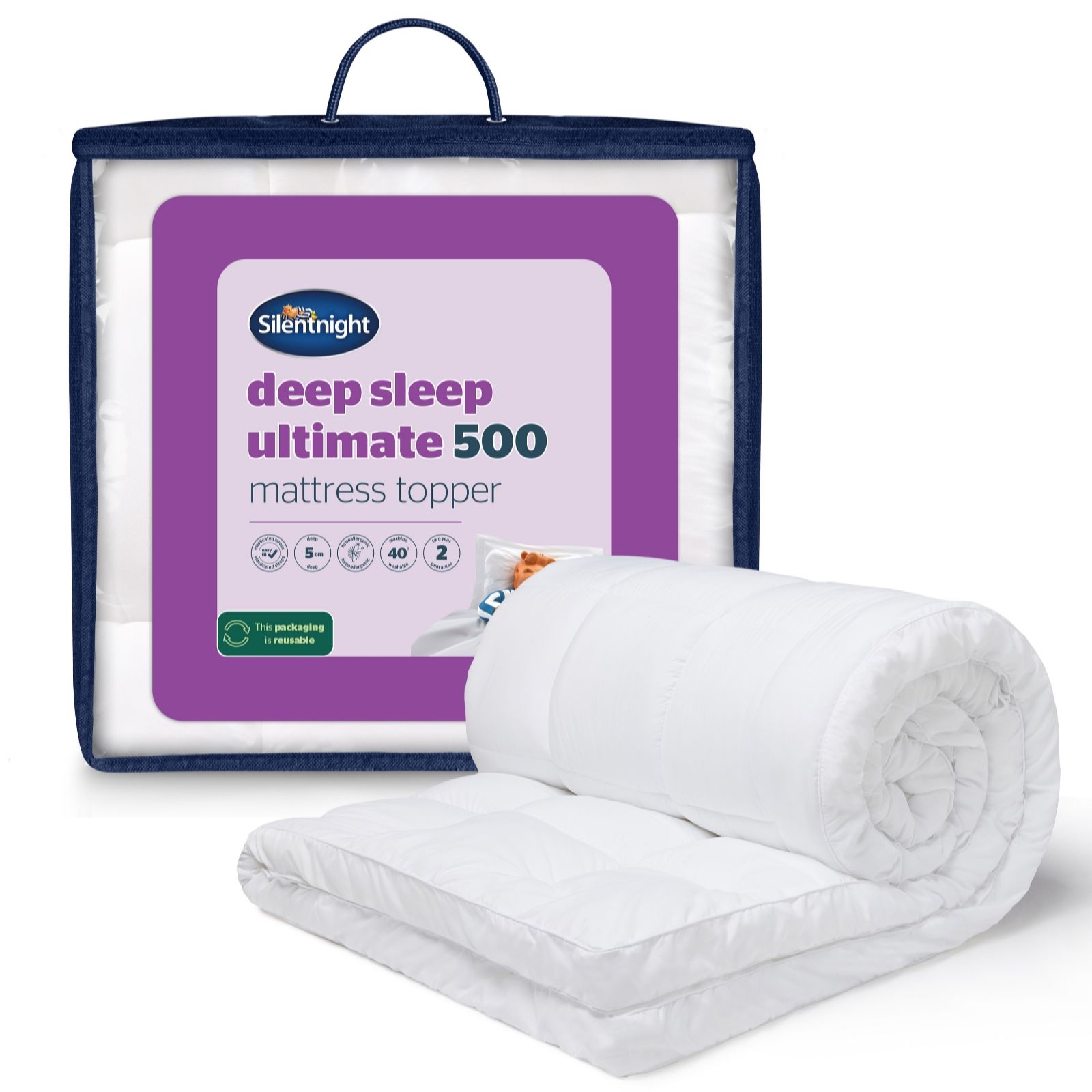 Silentnight Ultimate Deep Sleep 500 Mattress Topper