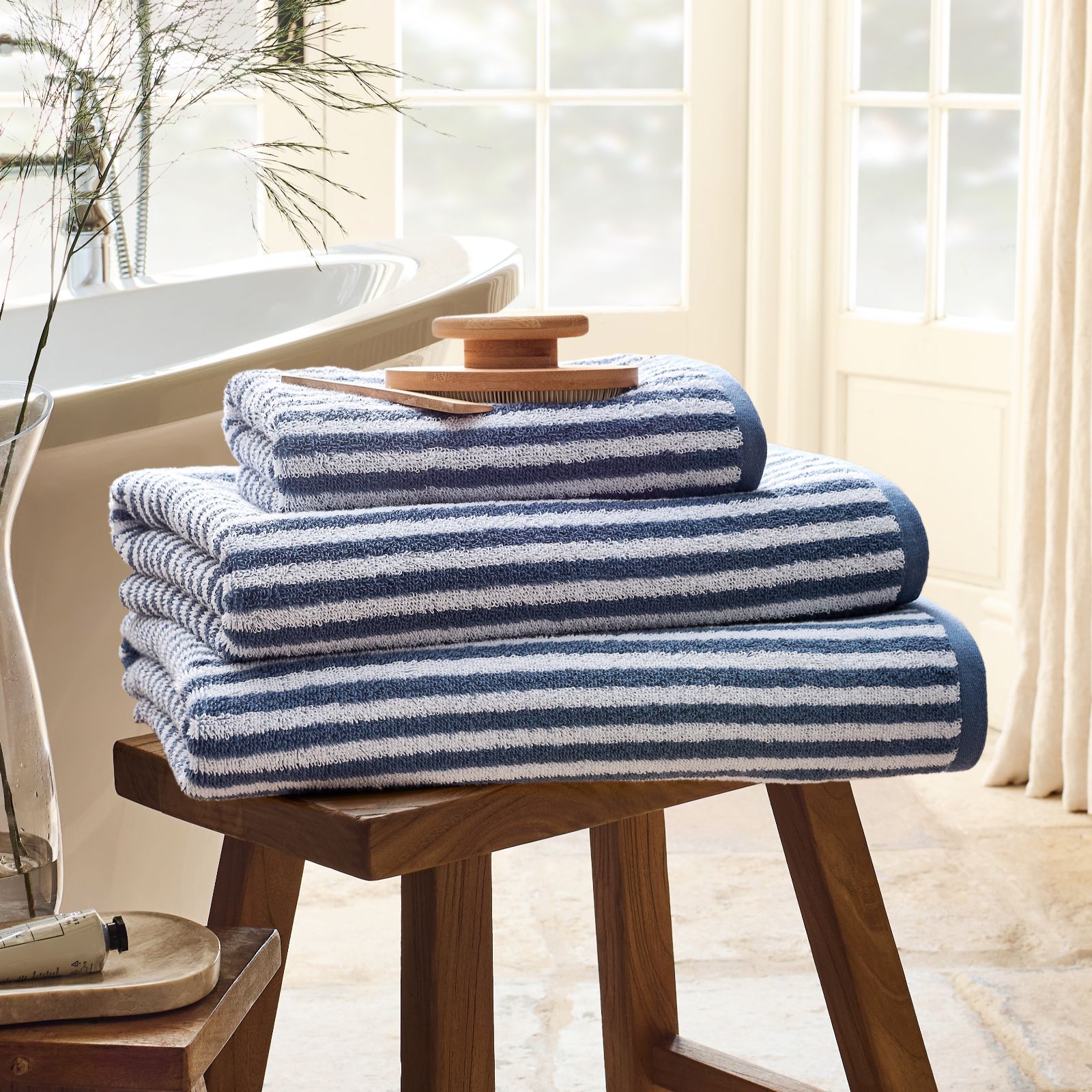 Christy Portobello Stripe 4 Piece Towel Bundle