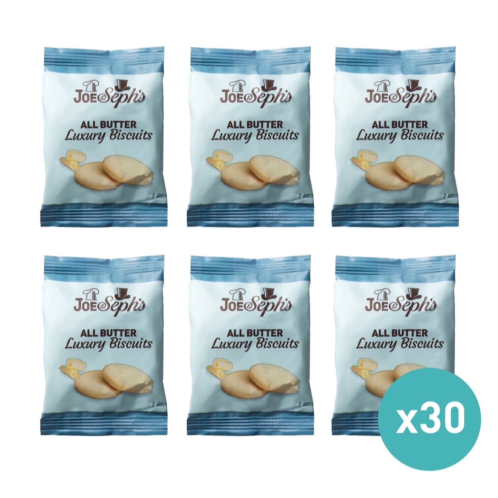 Joe & Sephs Set of 30 Biscuit Packs