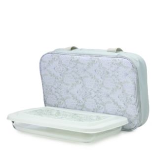Laura Ashley Bake & Take Container with Tote Bag