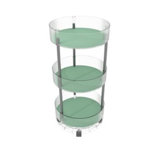 Sara Davies 3 Tier Fluted Trolley With Silicone Liners