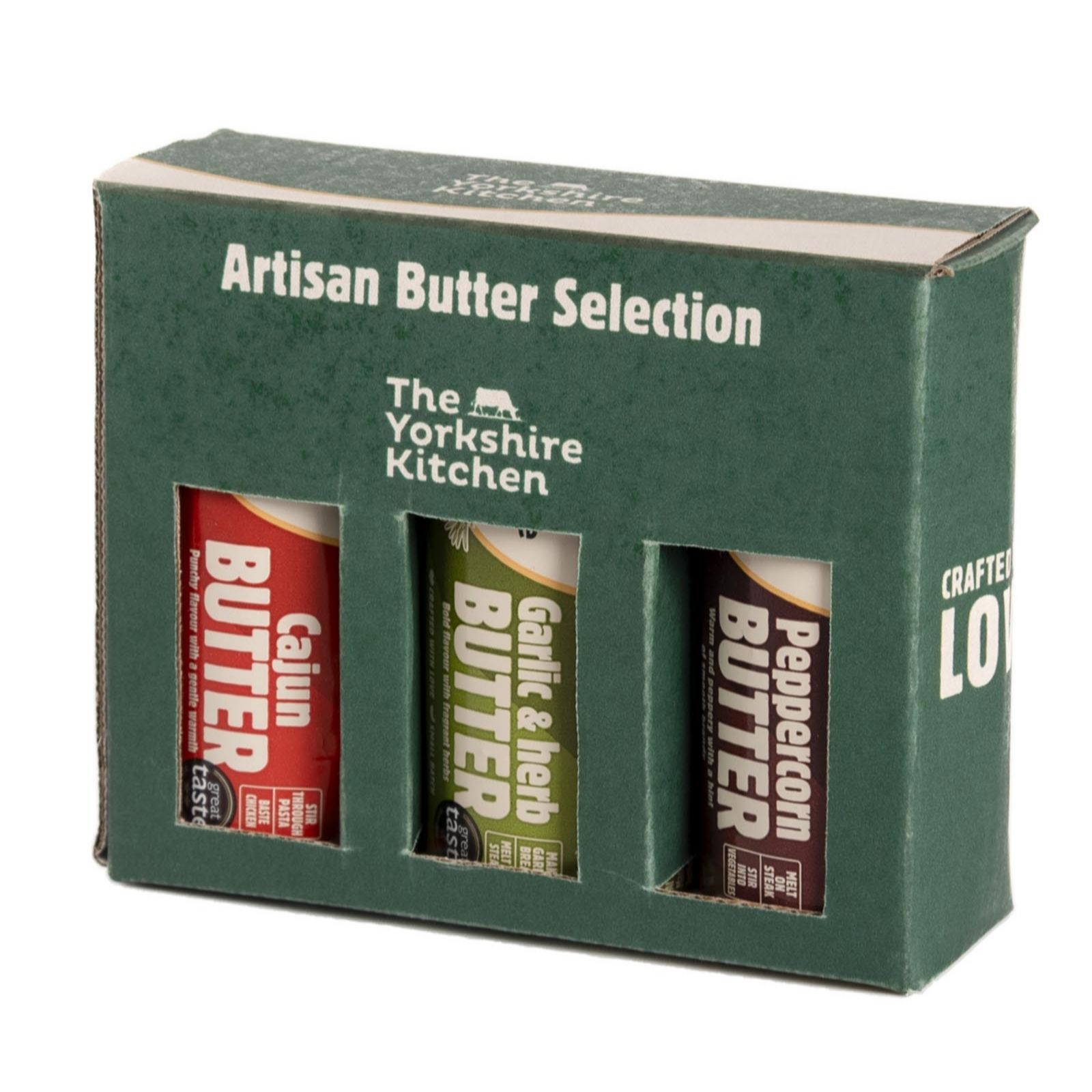 The Yorkshire Kitchen Set of 3 Savoury Butters in Gift Box