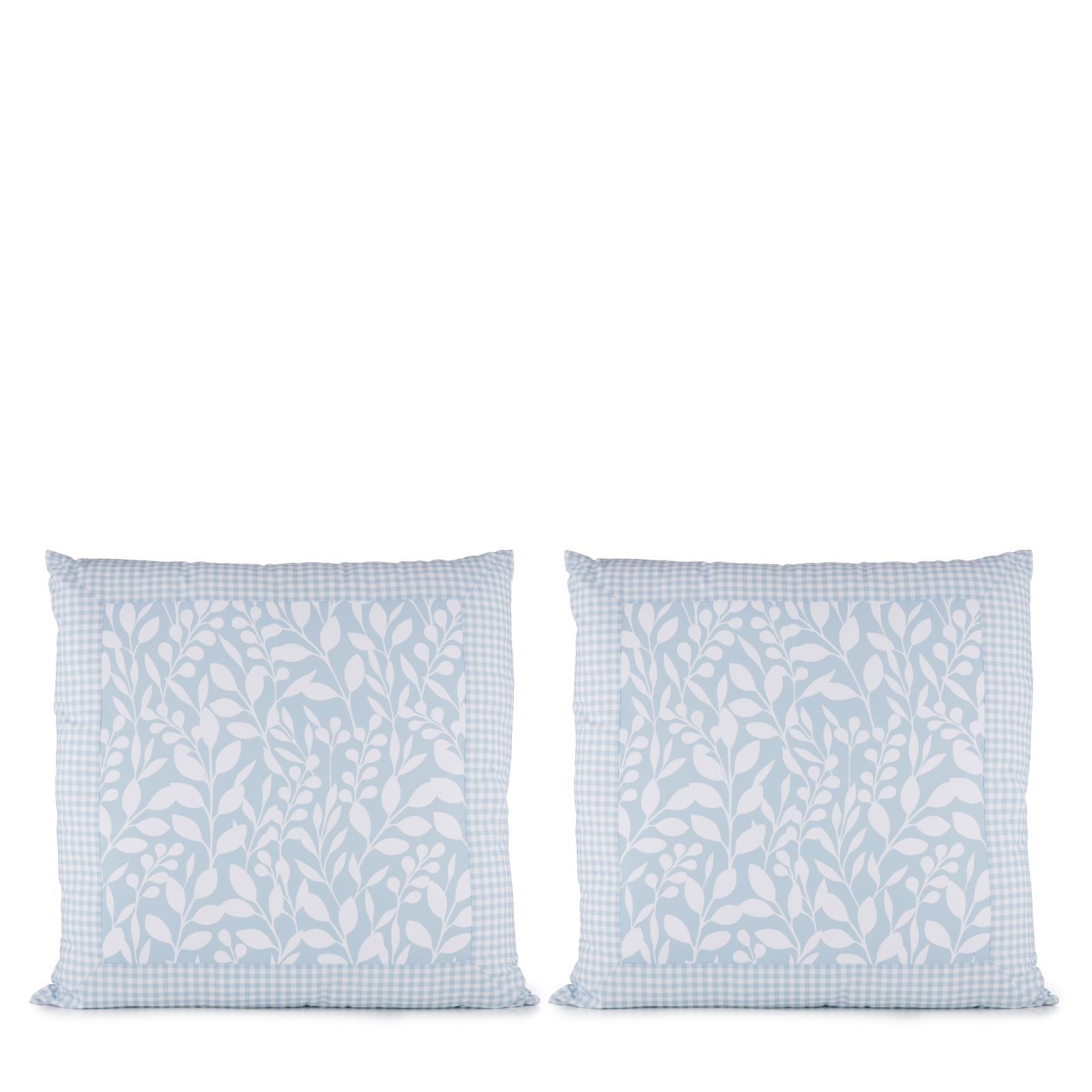 Outlet Cozee Home Set of 2 Oversized Filled Contrast Border
