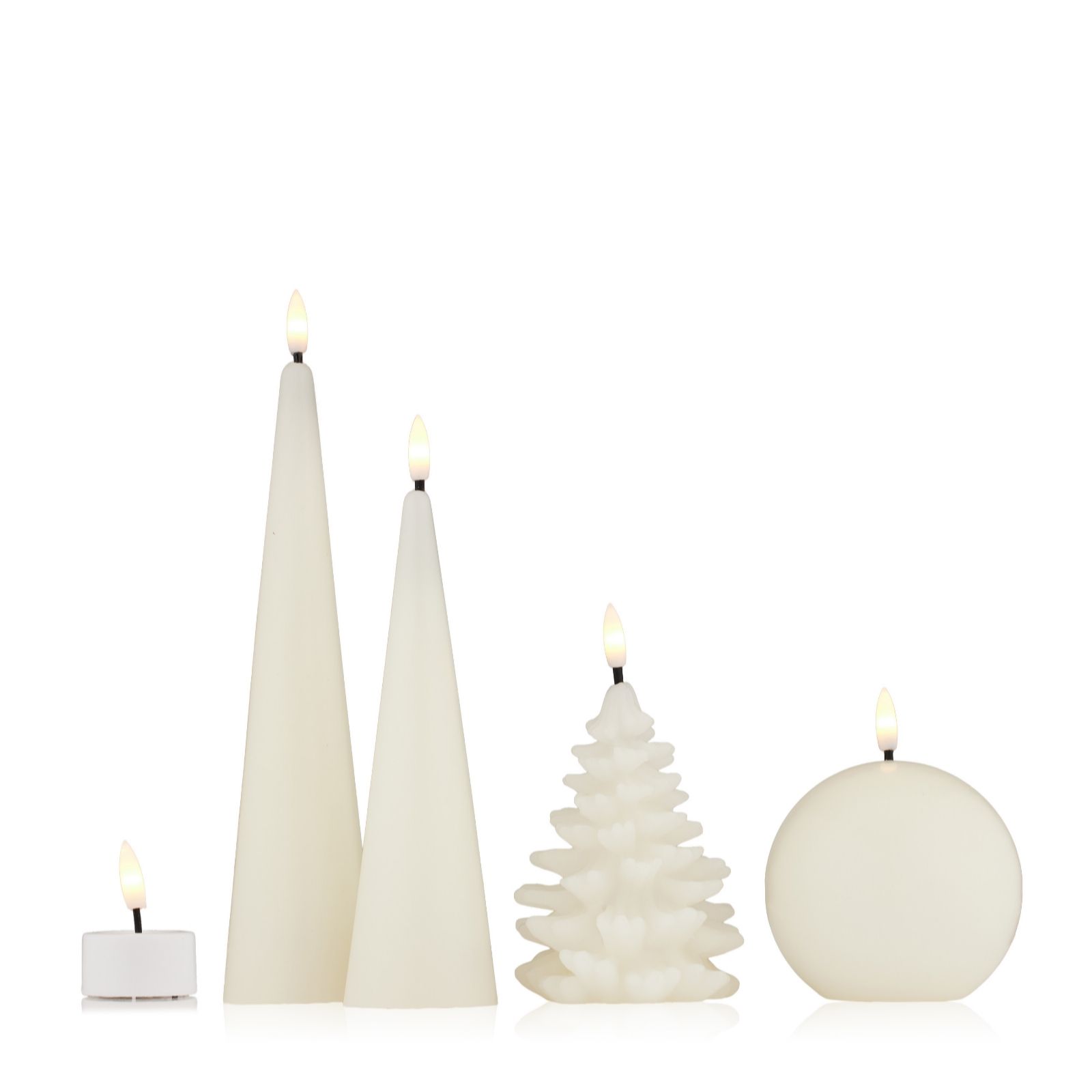 Home Stories Wax Flameless Candle Assortment