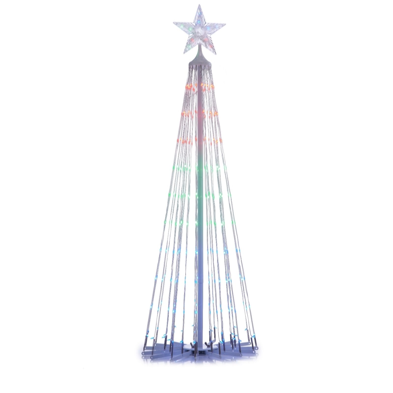 Outlet Home Stories Indoor/ Outdoor Multi Changing Star Tree