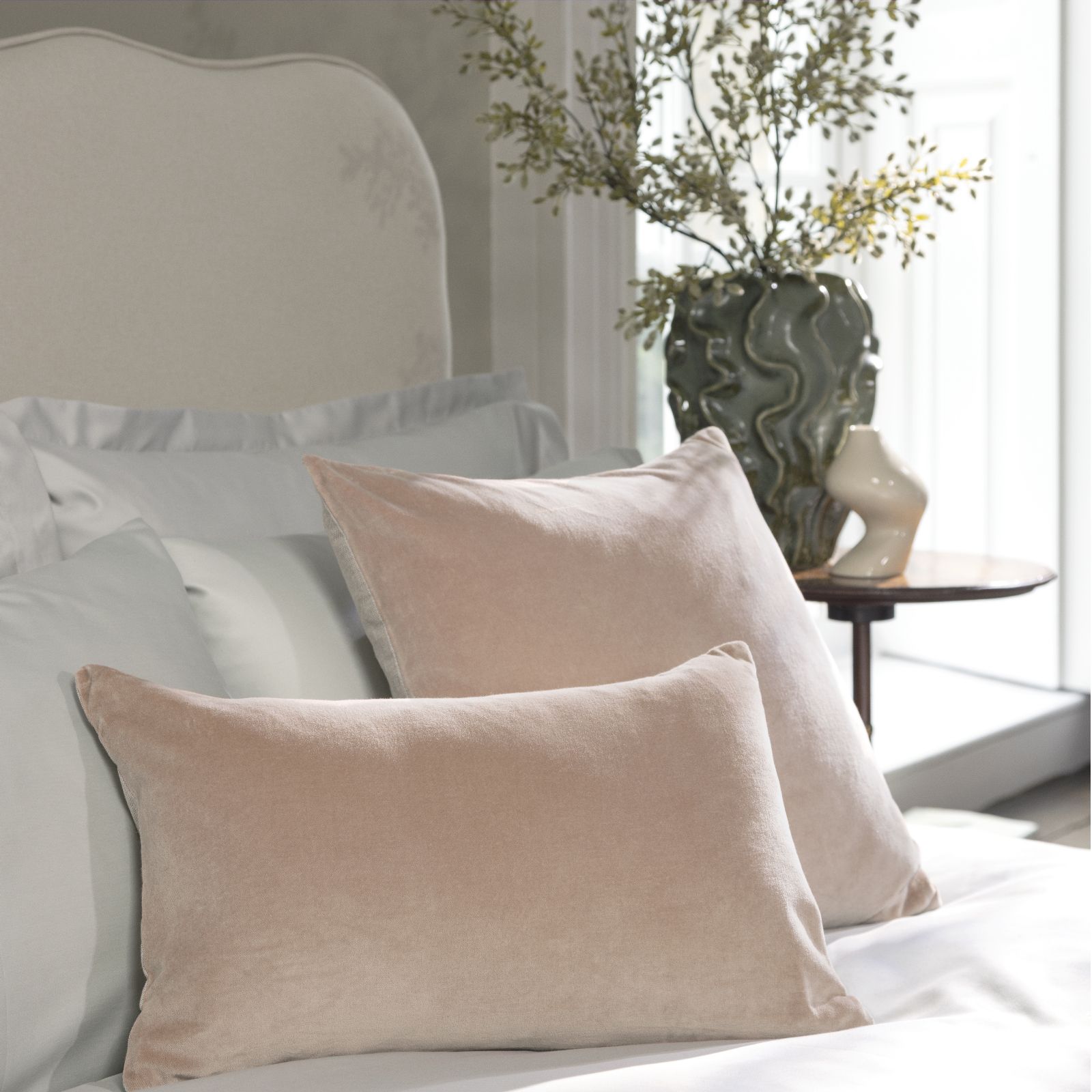 Christy Jaipur Cotton & Velvet Cushion